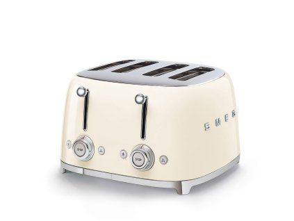 38087 50 s retro style toustovac p4 kremovy 2000w smeg