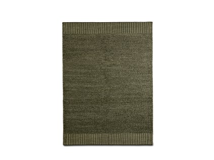 Rombo szőnyeg, fehér/mohazöld, több méretben - Woud (méretek 200 x 75 cm)