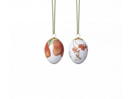 45720 velikonocni vejce s kdouli a okvetnimi platky kdoule spring collection 2020 2 ks royal copenhagen
