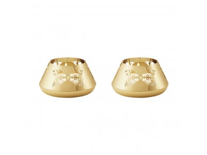 10020133 2022 SEASONAL TEALIGHT 2PCS GOLD