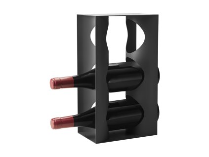 10019635 ALFREDO WINE RACK IRON STEEL MIDNIGHT BLACK 02