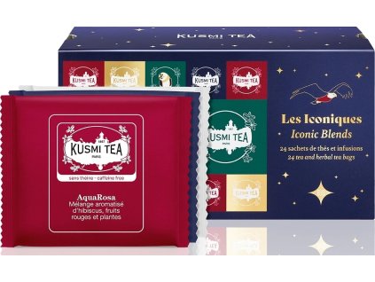 kusmi set cajov iconic blends tmavomodry limitovana edicia vo vrecuskach 24 ks 177902 437c2f6 imgm