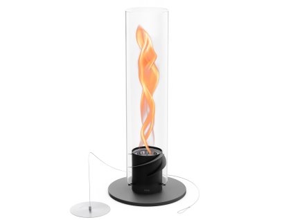 00628 SPIN 1500 Tischfeuer schwarz L%C3%B6schdeckel 1 Flamme