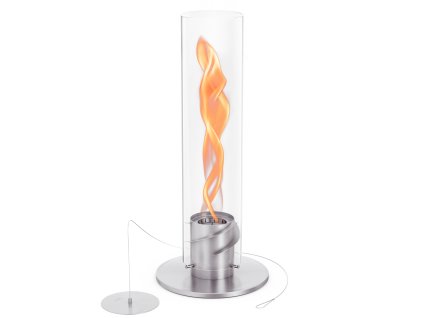 00509 SPIN 1500 Tischfeuer silber L%C3%B6schdeckel 1 Flamme