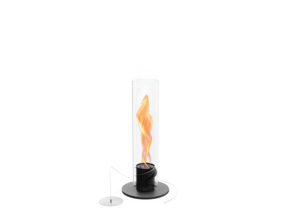 00693 SPIN 900 Tischfeuer schwarz L%C3%B6schdeckel 1 Flamme