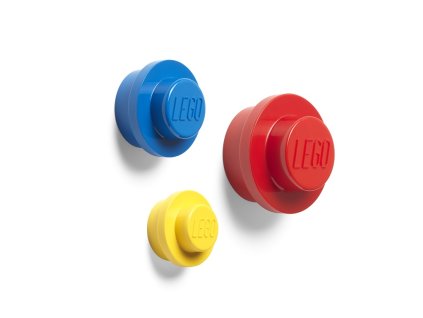 Fali akasztó, 3 darabos, több változatban - LEGO (szín fehér, fekete, szürke)