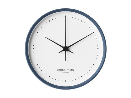 34808 modre nerezove hodiny henning koppel 22 cm georg jensen