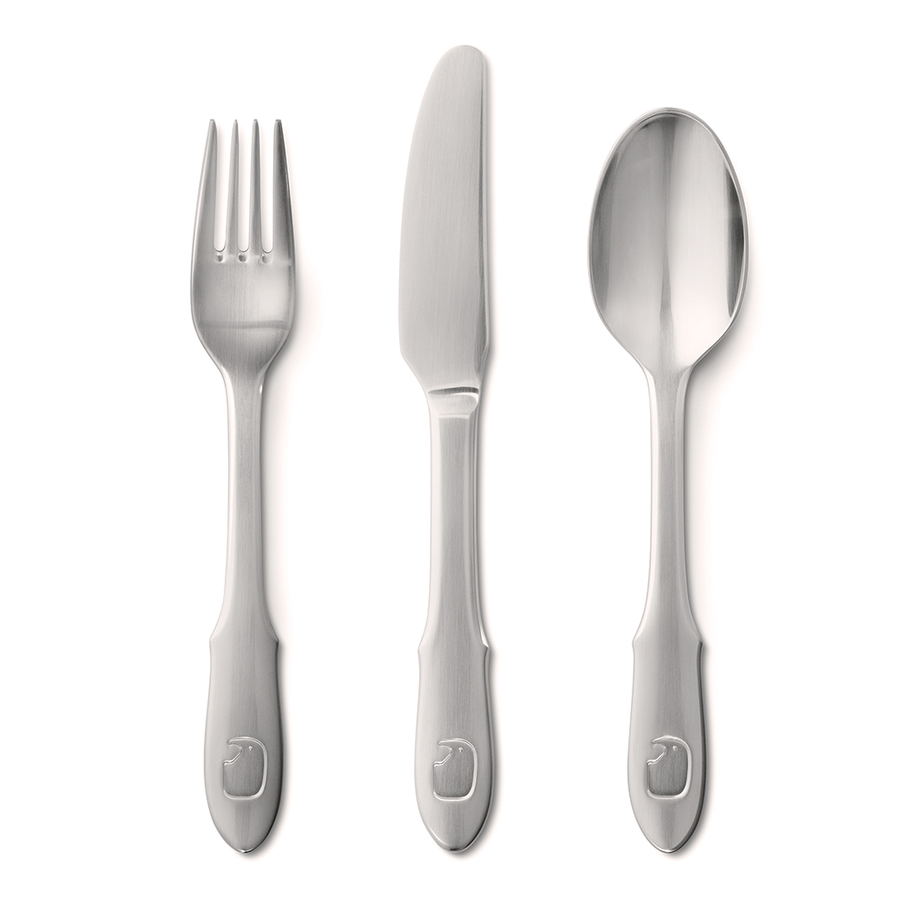 Children's cutlery set Elephant, 3 pieces - Georg Jensen