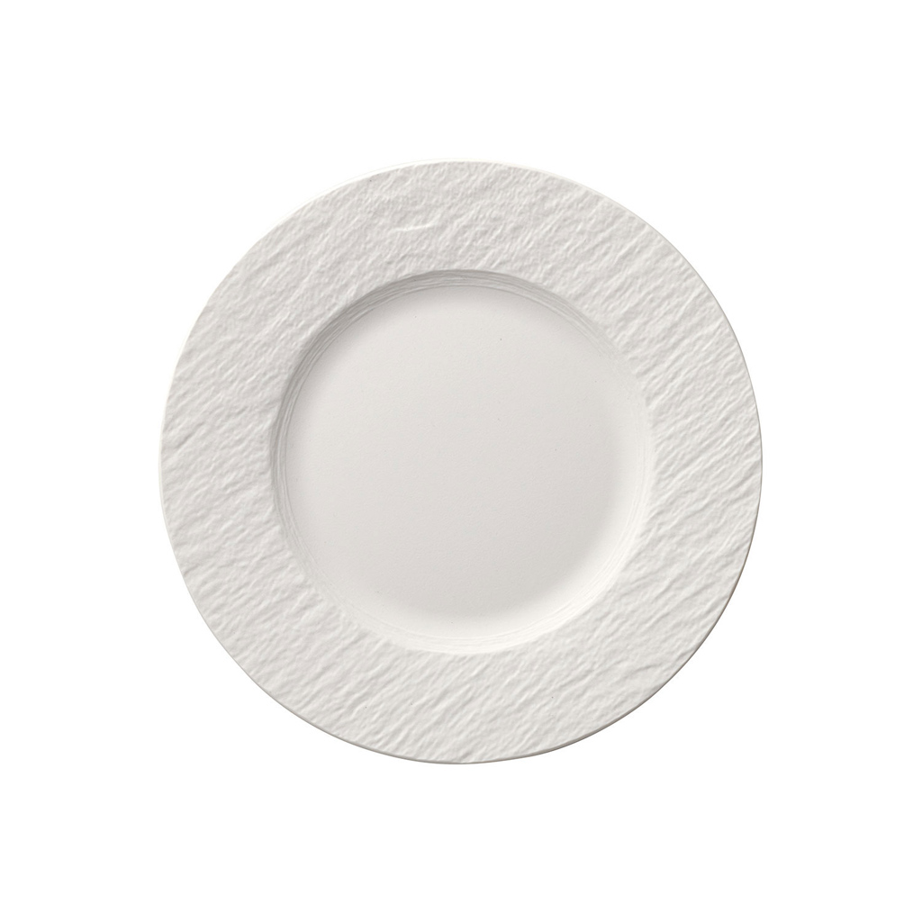 Dessert plate, Manufacture Rock Blanc collection - Villeroy & Boch