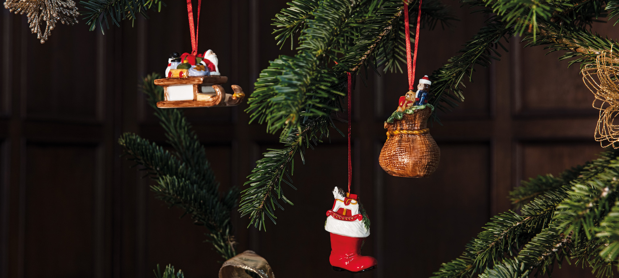 Karácsonyi függő dísz, 3 db, Nostalgic Ornaments kollekció - Villeroy & Boch termék 2. képe