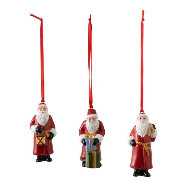 Karácsonyi függő dísz Télapó motívummal, 3 db, Nostalgic Ornaments kollekció- Villeroy & Boch akciós termékkép 1
