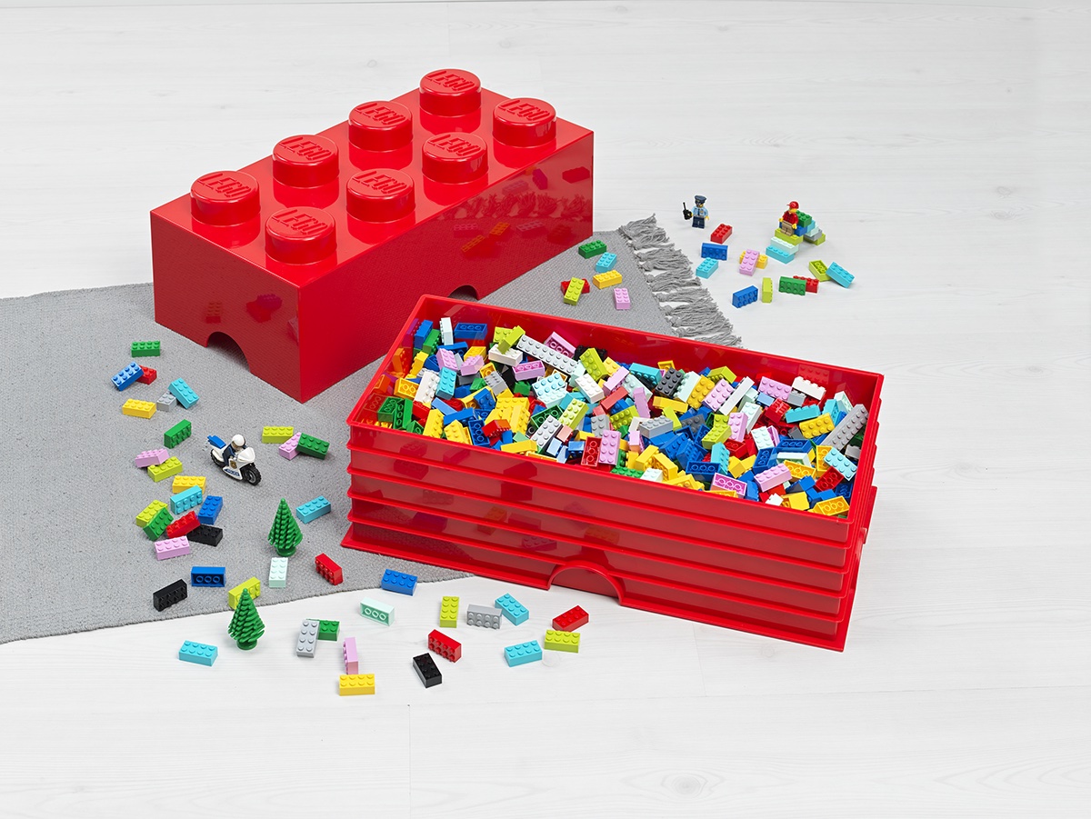 Taroló doboz 8-as, többféle típus - LEGO szín: világos zöld termék 2. képe