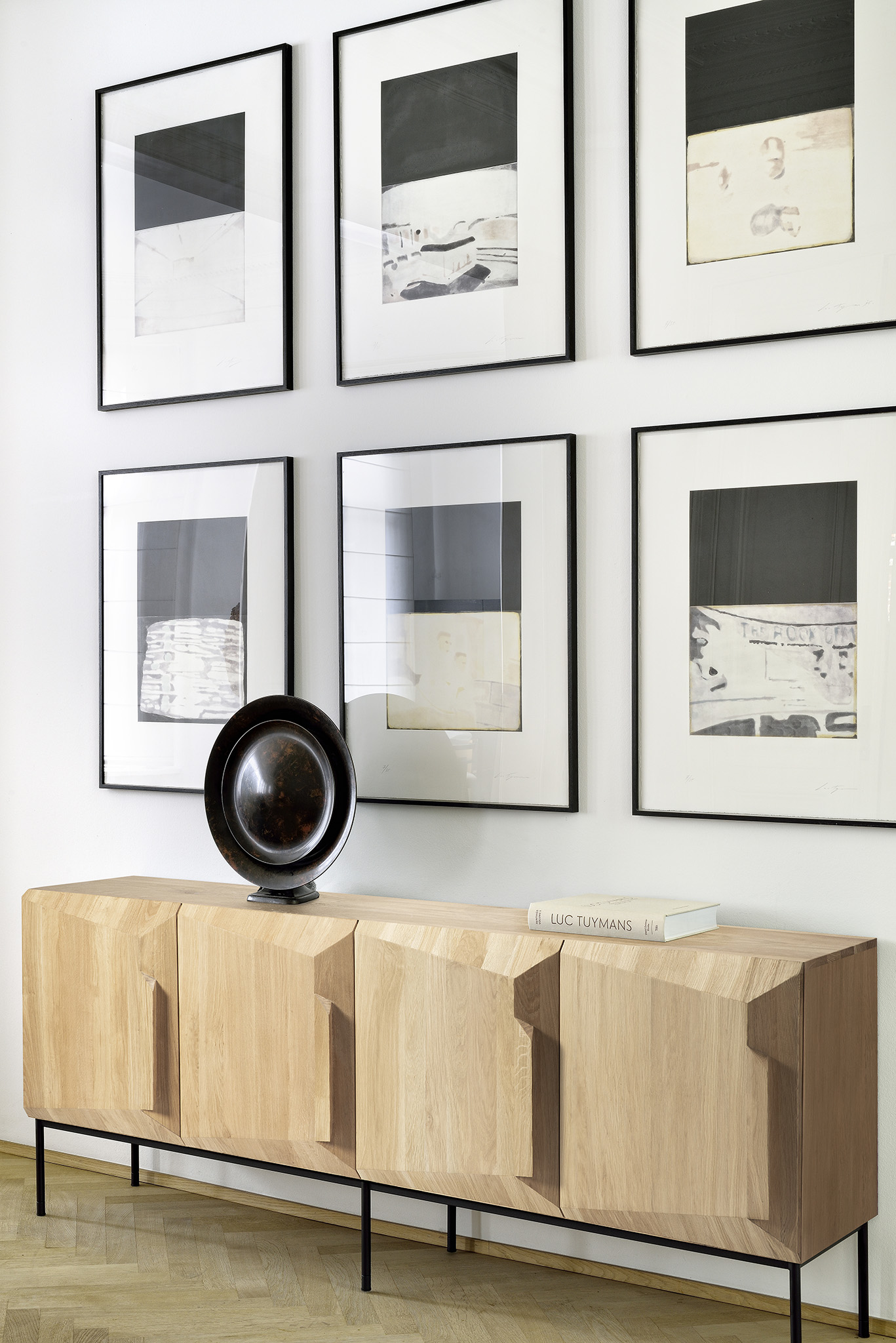 Komód Oak Stairs 200 cm, világos - Ethnicraft termék 2. képe