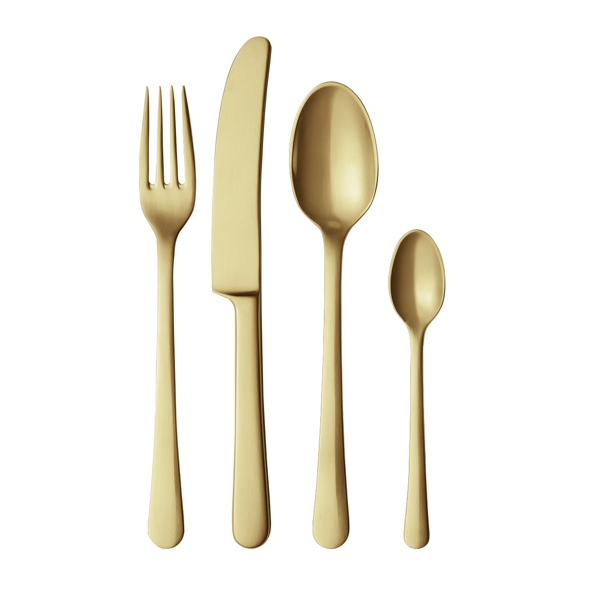 Evőeszközök COPENHAGEN, matt arany, 4 db - Georg Jensen akciós termékkép 1