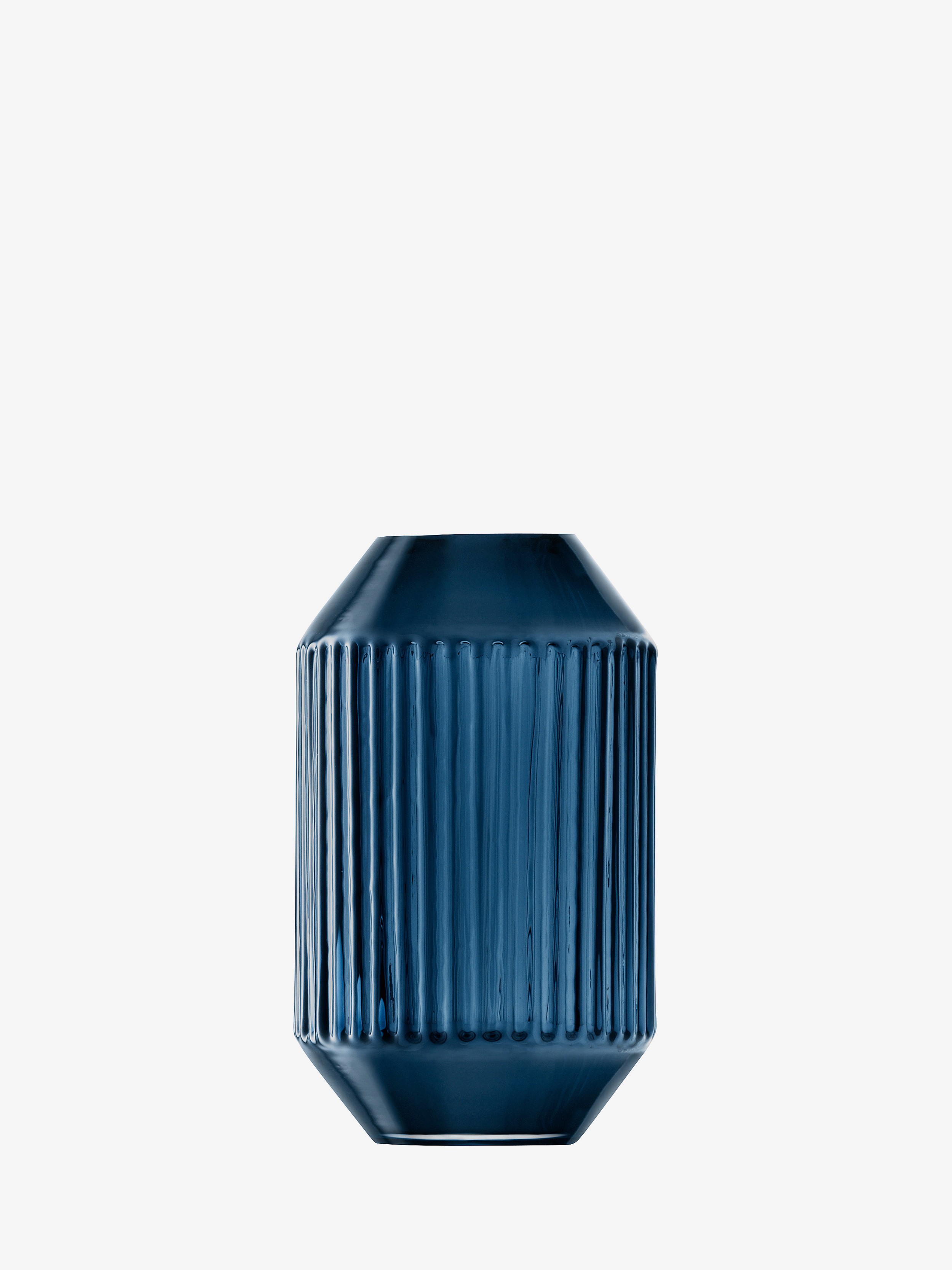 LSA International Rotunda váza, h.15 cm, zafír - LSA nemzetközi termék 2. képe