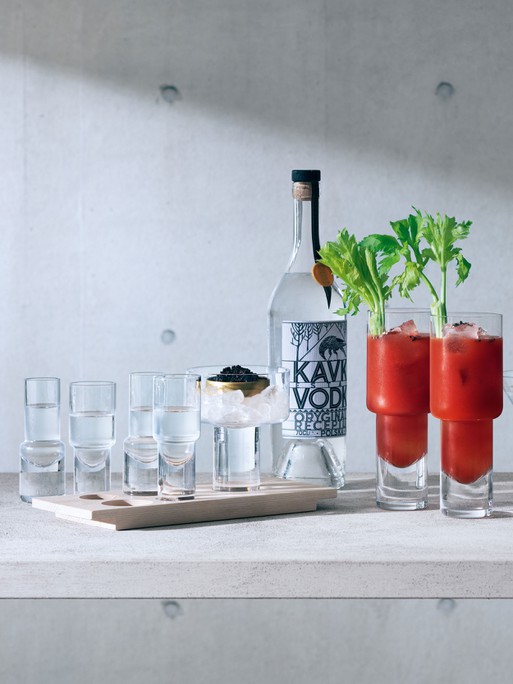 LSA International Adókészlet Vodka d 27 cm, átlátszó/hamvas - LSA nemzetközi termék 2. képe