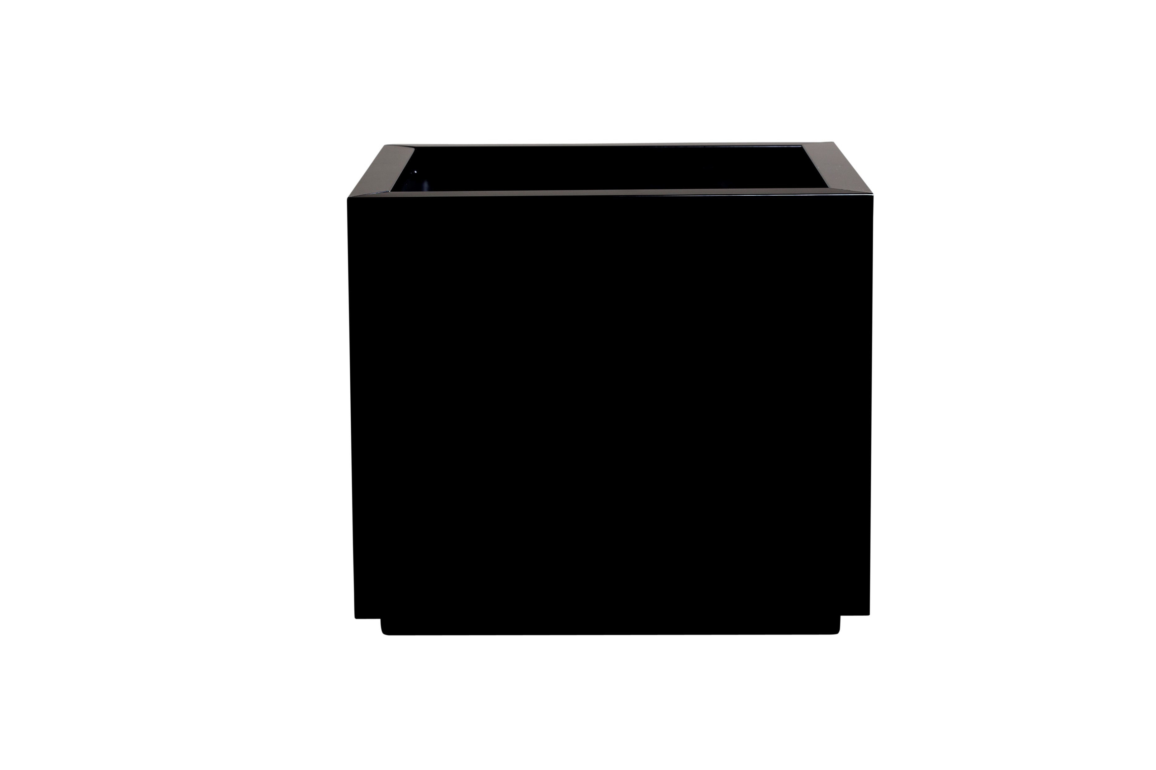 Szögletes önöntöző virágcserép STEEL PLUS, több változat - Hobby Flower méretek: 35x35x35, szín: antracit termék 2. képe