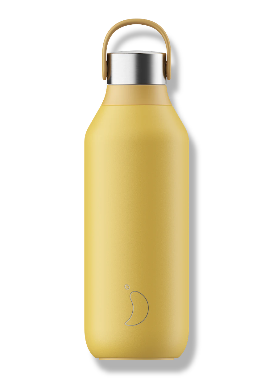 Chilly's Bottles termosz üveg - sárga pollen 500ml, Series 2 edition akciós termékkép 1
