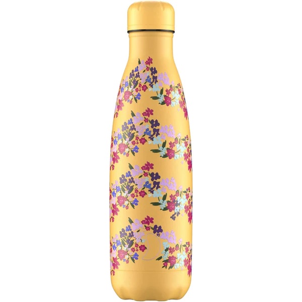 Termoszpalack Chilly's Bottles - Cikk-zag Ditsy 500 ml, virágos/eredeti kiadás akciós termékkép 1