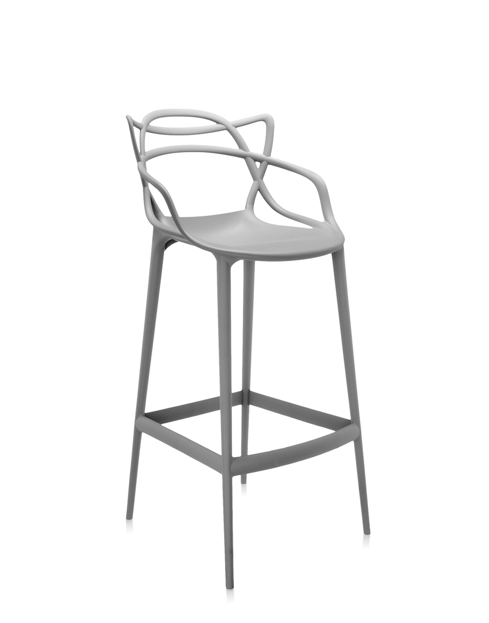 Bárszék AI STOOL RECYCLED, magassága 75 cm, több színben - Kartell szín: fehér akciós termékkép 1