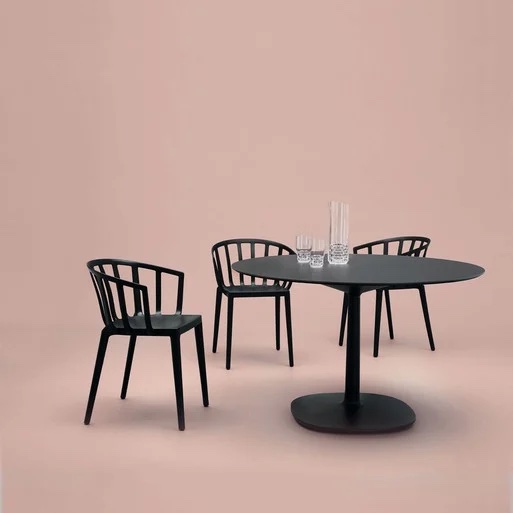 Velence étkezőszék, matt fekete - Kartell termék 2. képe