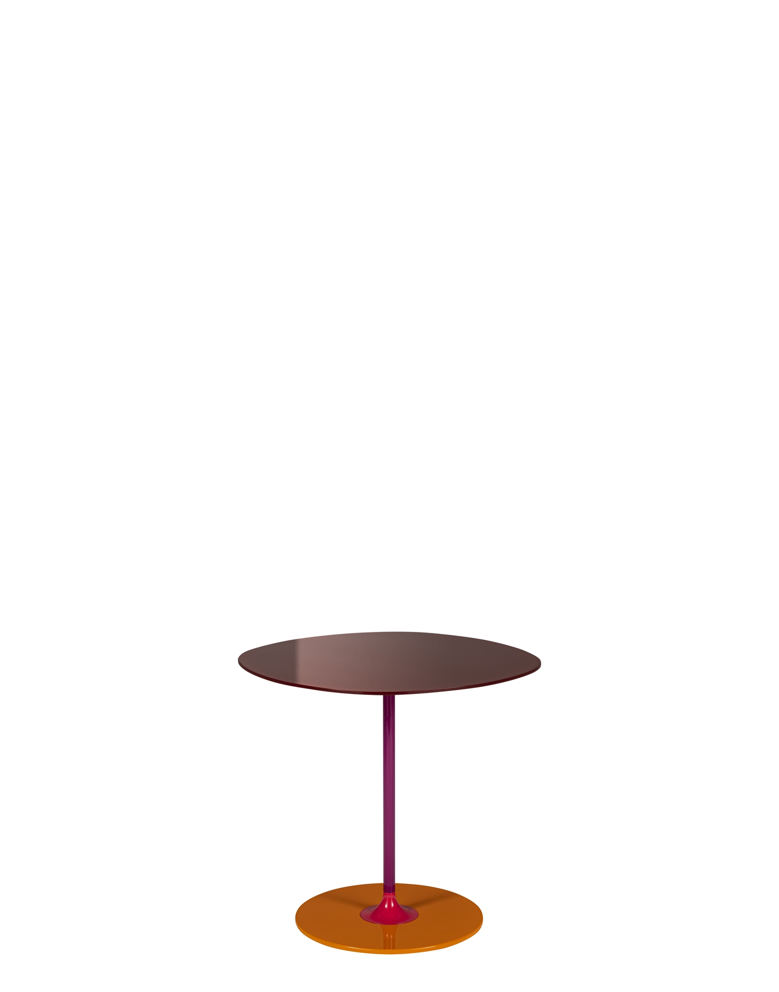 Oldalasztal THIERRY, többféle változat - Kartell szín: Burgundia, magasság: 45 cm akciós termékkép 1