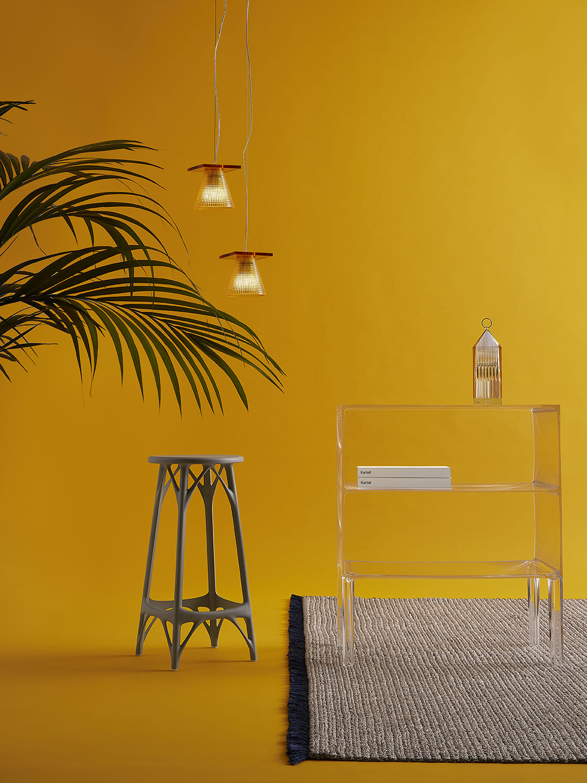 Bárszék AI STOOL LIGHT, magassága 75 cm, több színben - Kartell szín: szürke termék 2. képe