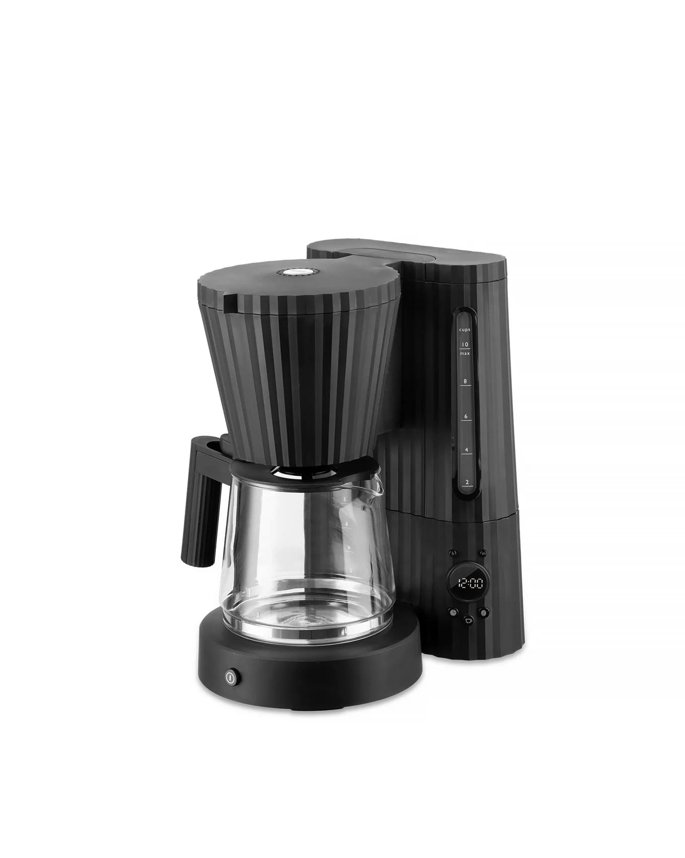 Kávéfőző csepegtető kávéhoz PLISSÉ 1,5 l, többféle változat - Alessi szín: fekete akciós termékkép 1