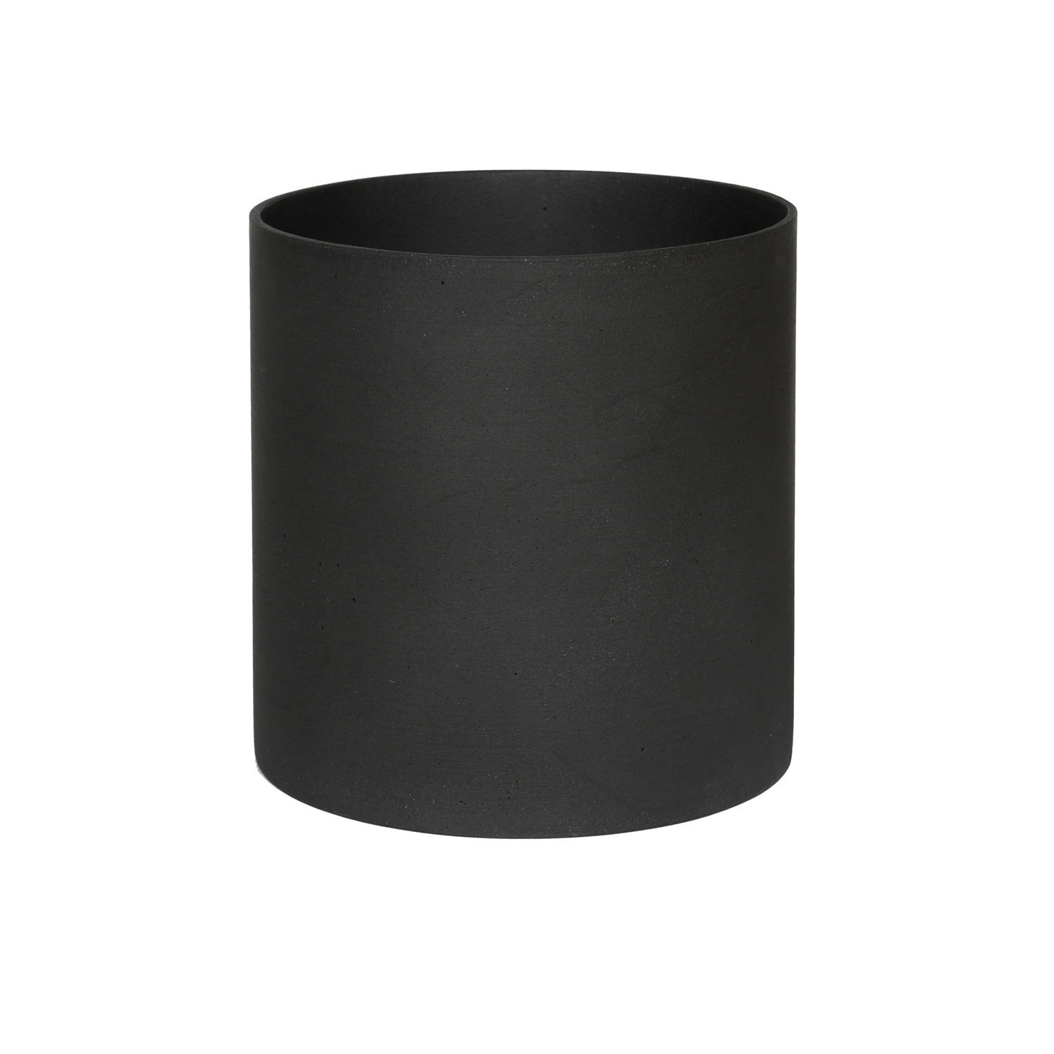 Pottery Pots Puk virágcserép, vulkánfekete színű, többféle méretben - PotteryPots méret: S - h 15 cm, ⌀ 15 cm akciós termékkép 1