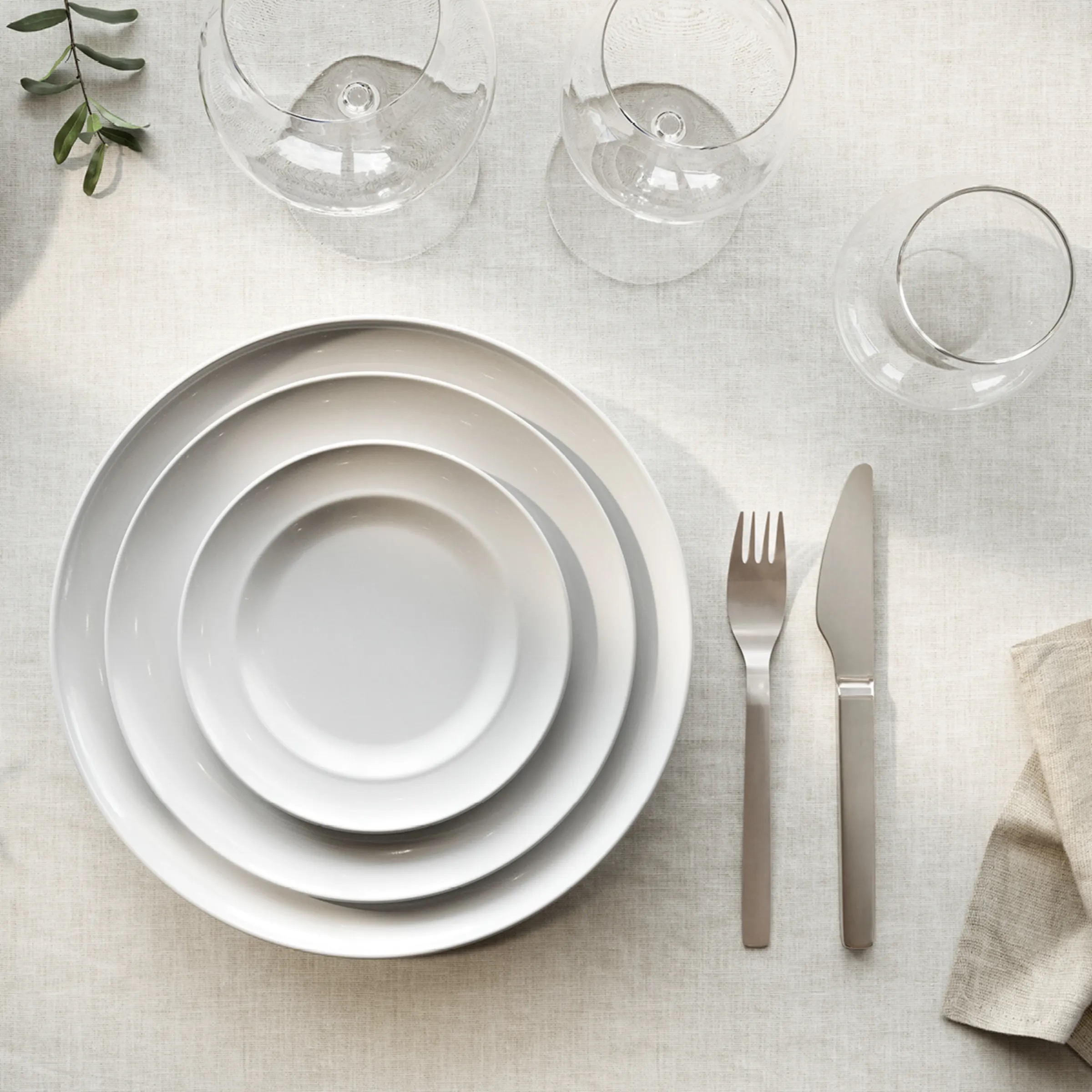 Koppel porcelán éttányér 27 cm, 4 db-os készlet - Georg Jensen termék 2. képe