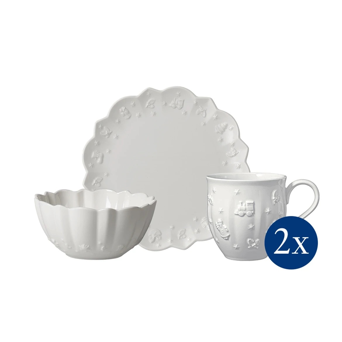 Reggelizőkészlet 2 fő részére, 6 db, Toy's Delight Royal Classic - Villeroy & Boch akciós termékkép 1