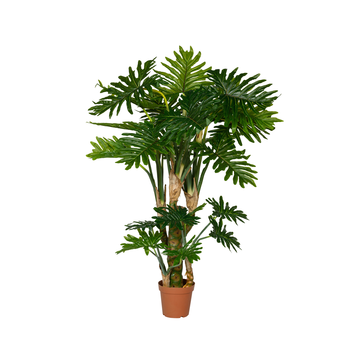 Pottery Pots Valósághű mesterséges Philodendron növény - Fazekas edények akciós termékkép 1