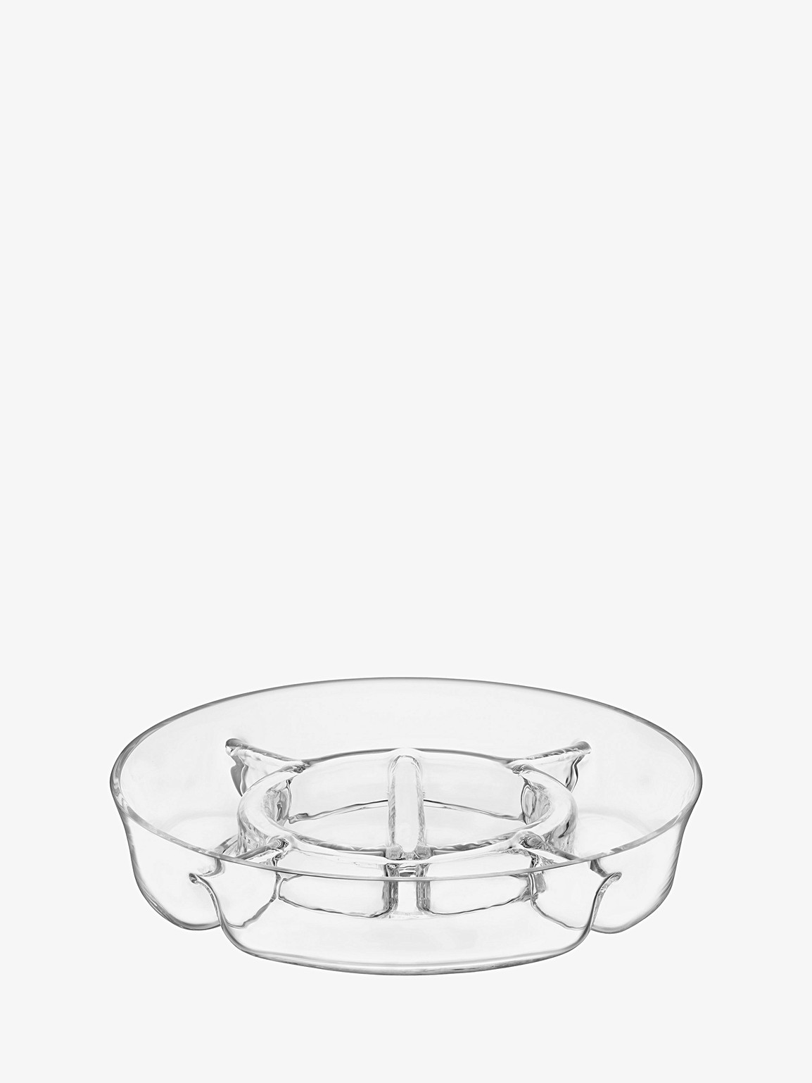 Servírovací podnos Multi, Ø 35 cm, čirý - LSA International termék 2. képe