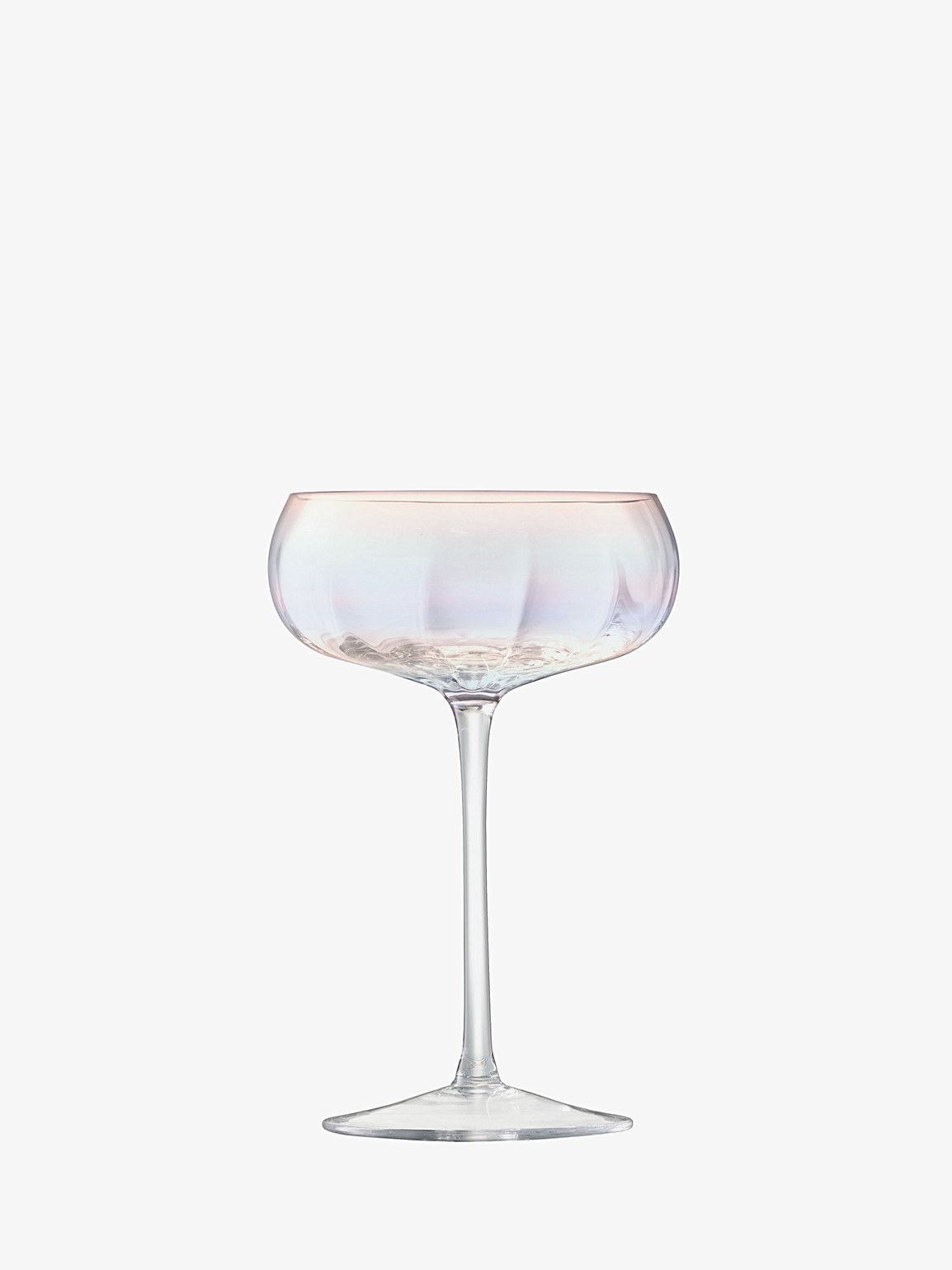 Široká sklenice na šampaňské Pearl, 300 ml, perleťová, set 4ks - LSA International termék 2. képe