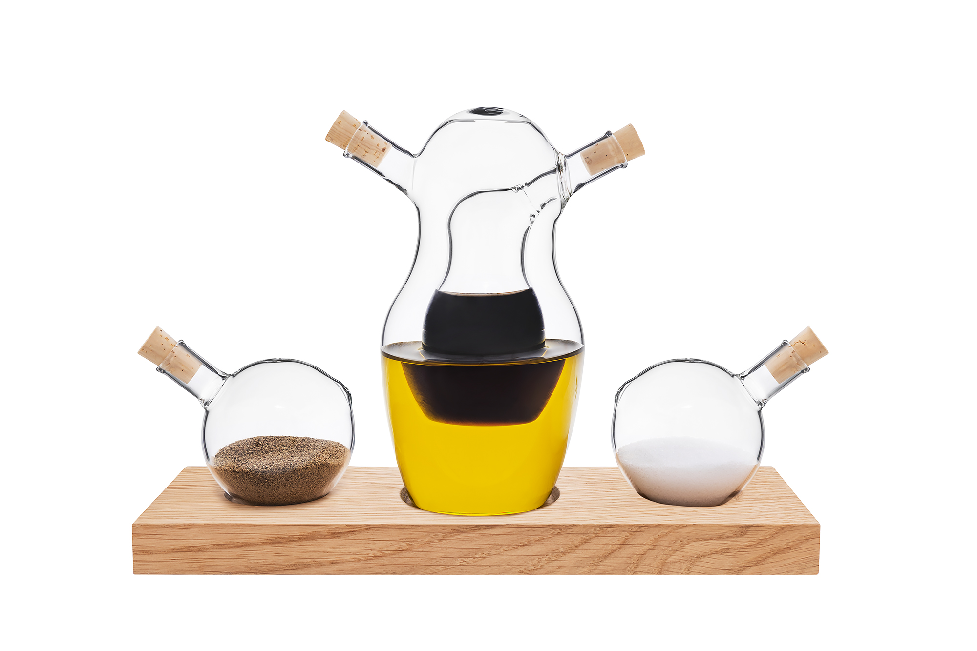 Cruet - Olaj, ecet, só és bors - Clap Design akciós termékkép 1