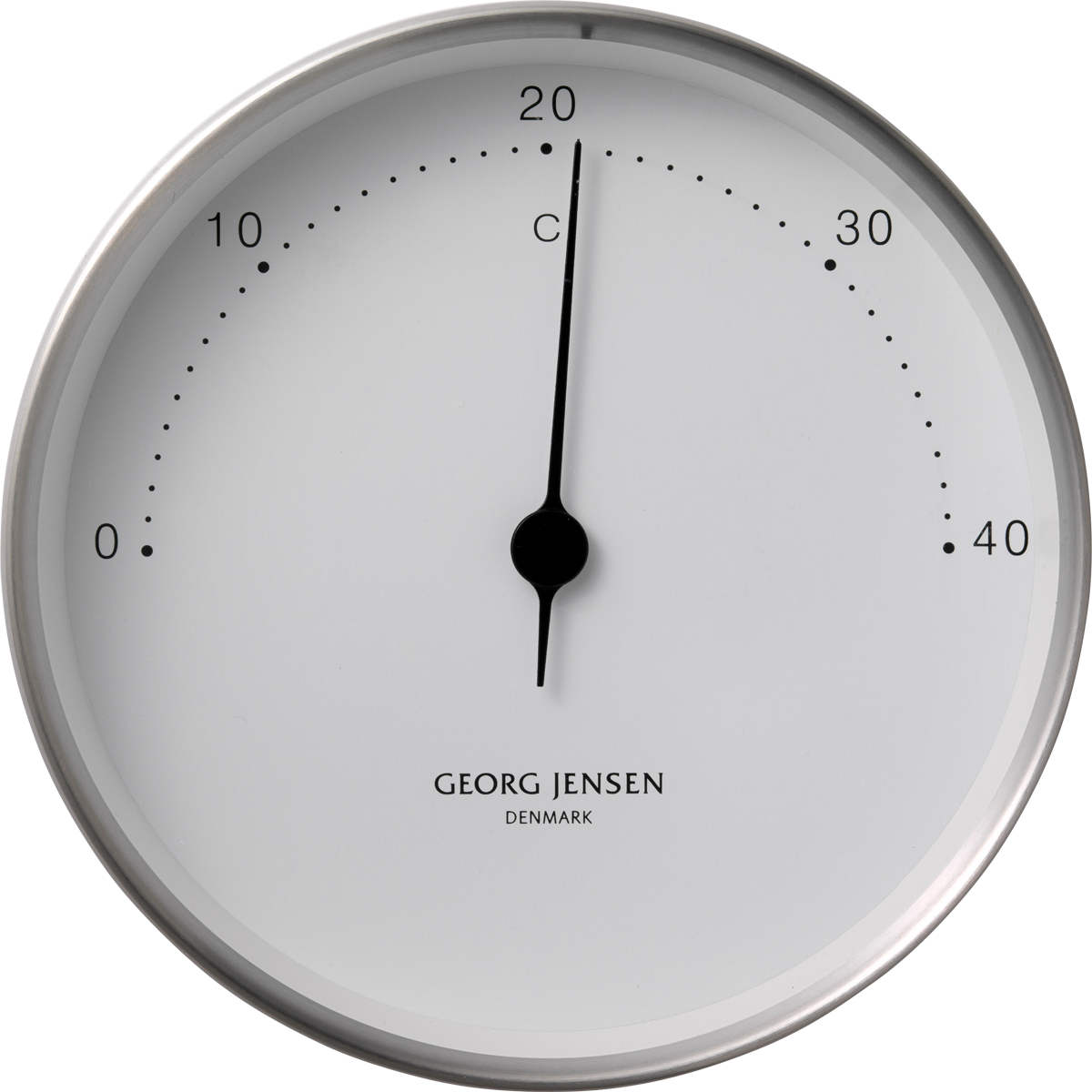 Nerezový teploměr KOPPEL 10 cm, bílý ciferník - Georg Jensen akciós termékkép 1