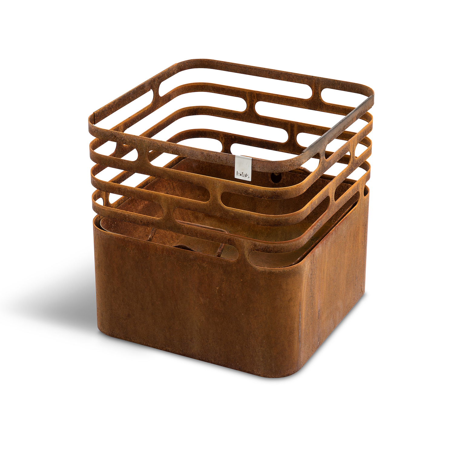 Zahradní gril / ohniště CUBE, rezavá - Höfats akciós termékkép 1