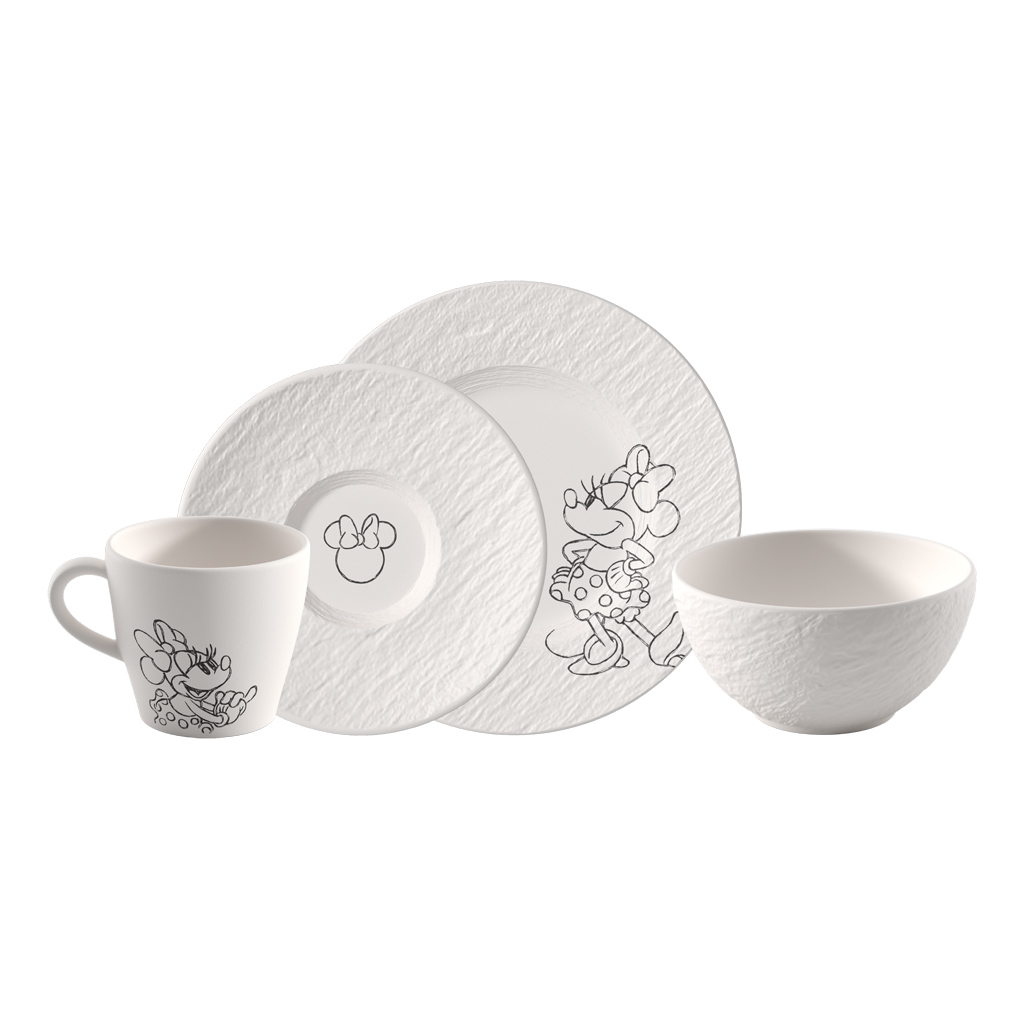 Manufacture Rock blanc reggelizőkészlet - Mickey egér, 4 darabos - Villeroy & Boch akciós termékkép 1