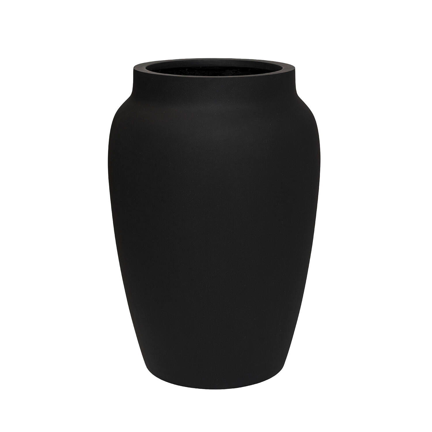 Pottery Pots Hera virágcserép, fekete, L-es méret - ø 51 cm | m. 74 cm - PotteryPots akciós termékkép 1