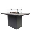 5980180 Cosiloft 120 relax dining black grey with glass set