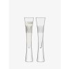 44241 7 sklenice na sampanske moya cut 170 ml cira set 2 ks lsa international
