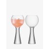 44271 9 sklenice na vino balloon moya 550 ml cira set 2 ks lsa international