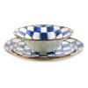55141 2 smaltovany dezertni talir royal check 20 cm mackenzie childs