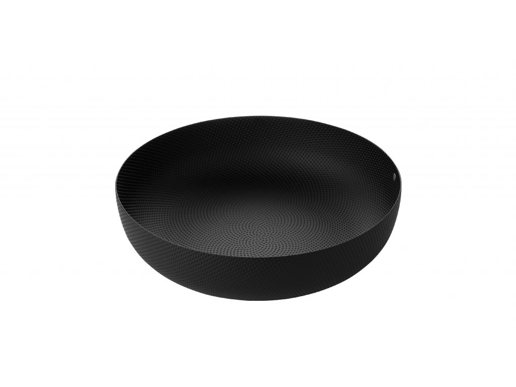 Dizajnová nádoba s čiernou textúrou, priem. 29 cm - Alessi
