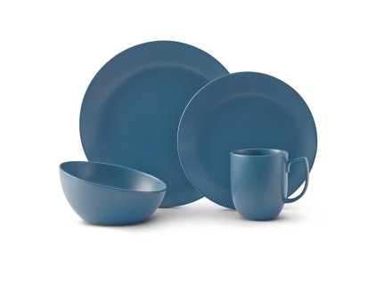 MT1301 Orbit 4pc Place Setting Aurora Blue