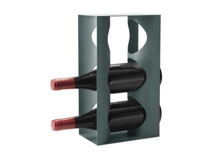 10019636 ALFREDO WINE RACK IRON STEEL GREEN 02