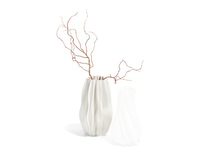 plissee vase 3d druck keramik 2