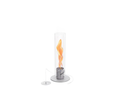 00690 SPIN 900 Tischfeuer grau L%C3%B6schdeckel 1 Flamme