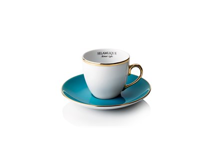 turkish coffee cups turquoise selamlique single