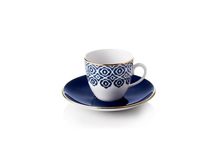 turkish coffee cups selamlique bleu white